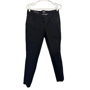 NYDJ Dylan Skinny Ankle Jeans Black Size 6 NWT